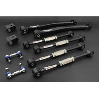 HARDENED RUBBER REAR ADJUSTABLE ARM SET BLACK (TRAILING/LATERAL) SUBARU IMPREZA WRX GC/GF/GM 92-00, GD/GG 01-06, STI GV/GF/GM 92-00, STI GD/GG 01-06, 